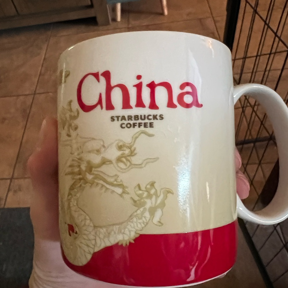 Starbucks CHINA 2014 Global Icon Series Coffee Mug Cup 16 oz